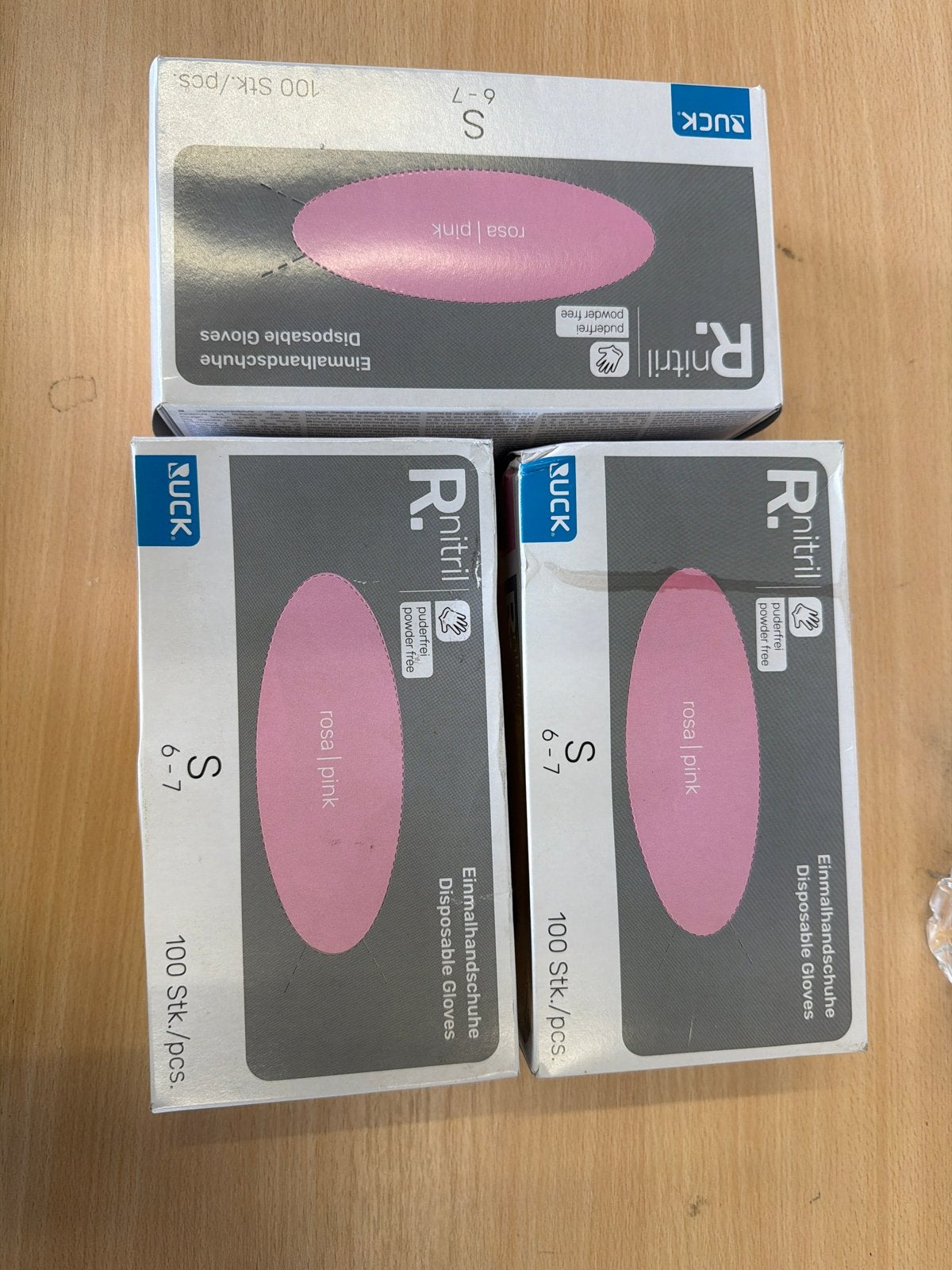 Raitill Wegwerphandschoenen Roze – 3x100 stuks, Nieuw, Ophalen of Verzenden, Nvt, Sjaal