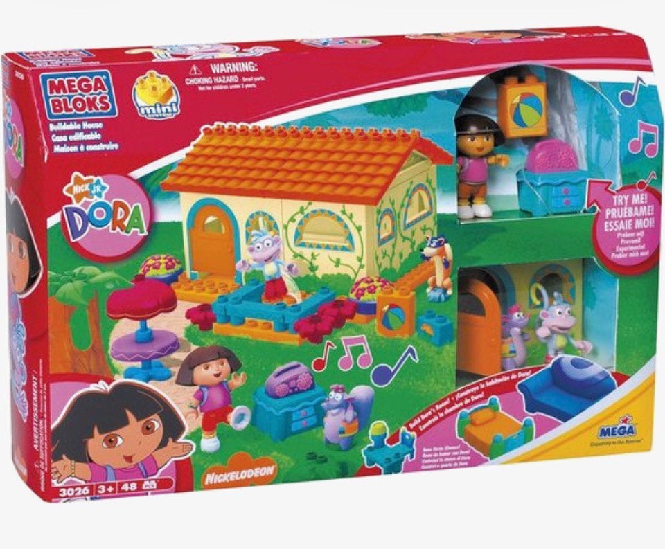 Mega Bloks Nickelodeon Junior Dora the Explorer speelset, Ophalen of Verzenden, Gebruikt, Megabloks