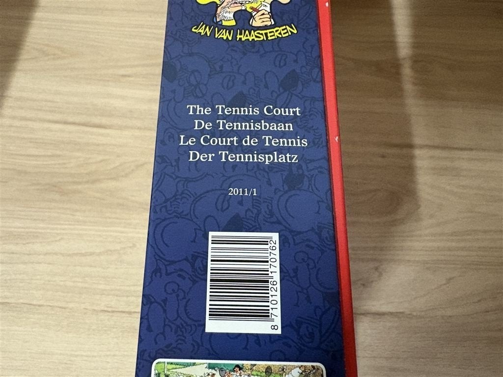 Jan van Haasteren - de tennisbaan - 1000 stuks - s6028, Verzenden, 500 t/m 1500 stukjes, Zo goed als nieuw