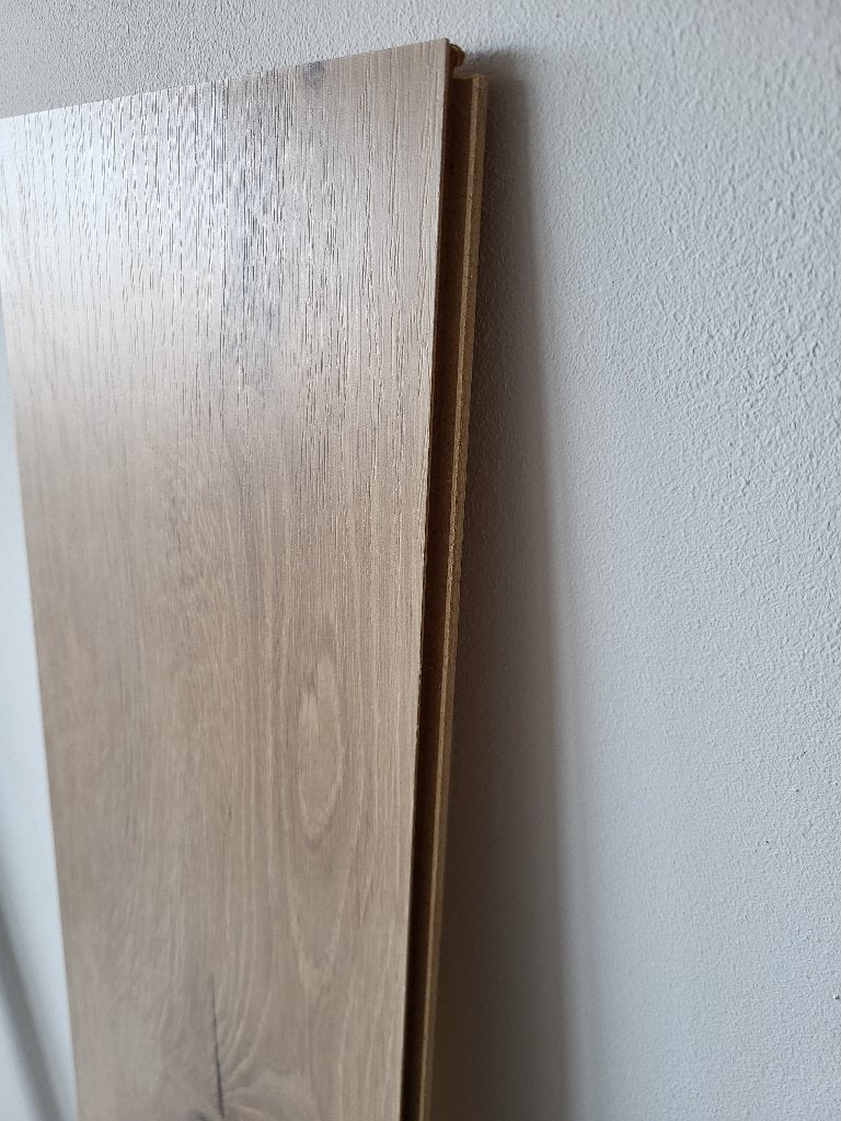 8 pakken Cando lounge eiken kliklaminaat + 2 x ondervloeren, Ophalen, Nieuw, 10 tot 25 m², Laminaat