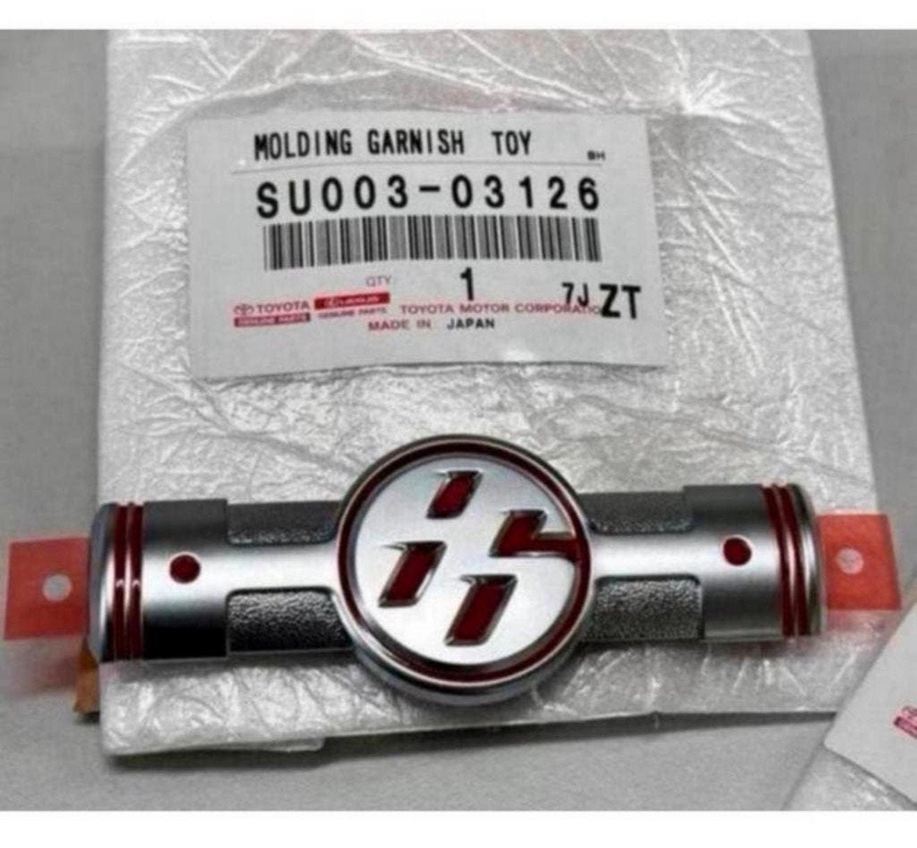 Set 2 origineel Toyota badge embleem GT-86 GT86 SU003-03126, Auto diversen, Ophalen of Verzenden, H, H, H
