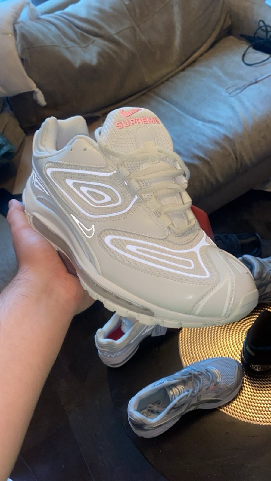 Nike Air Max TL 2.5 x Supreme 'White', Ophalen of Verzenden, Nieuw, Wit, Sneakers of Gympen