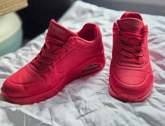 Skechers UNO - Stand On Air sneakers rood - Maat 38, Kleding | Dames, Skechers, Ophalen of Verzenden, Sneakers of Gympen, Gedragen