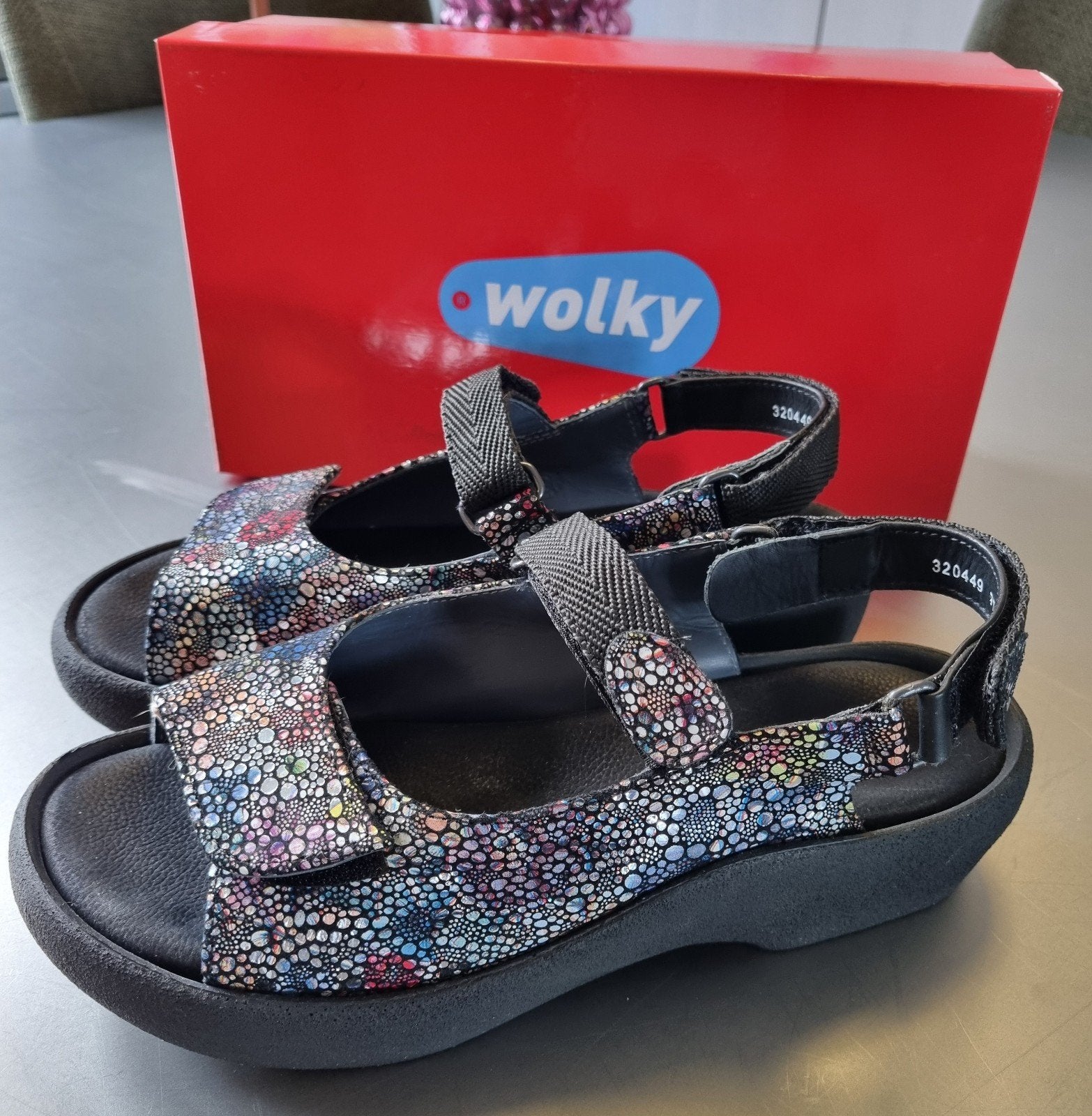Nieuwe Wolky Jewel sandalen met plateauzool 40, Wolky, Overige kleuren, Nieuw, Sandalen of Muiltjes