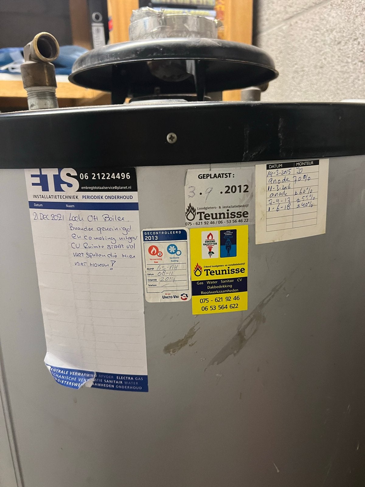 AO Smith Boiler EO 280 N - Goed onderhouden, Gebruikt, Aardgas, 100 liter of meer, Ouder dan 10 jaar