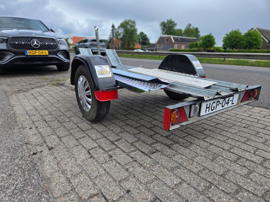 Motor aanhanger voor 1 of 2 motoren, Ophalen, Gebruikt