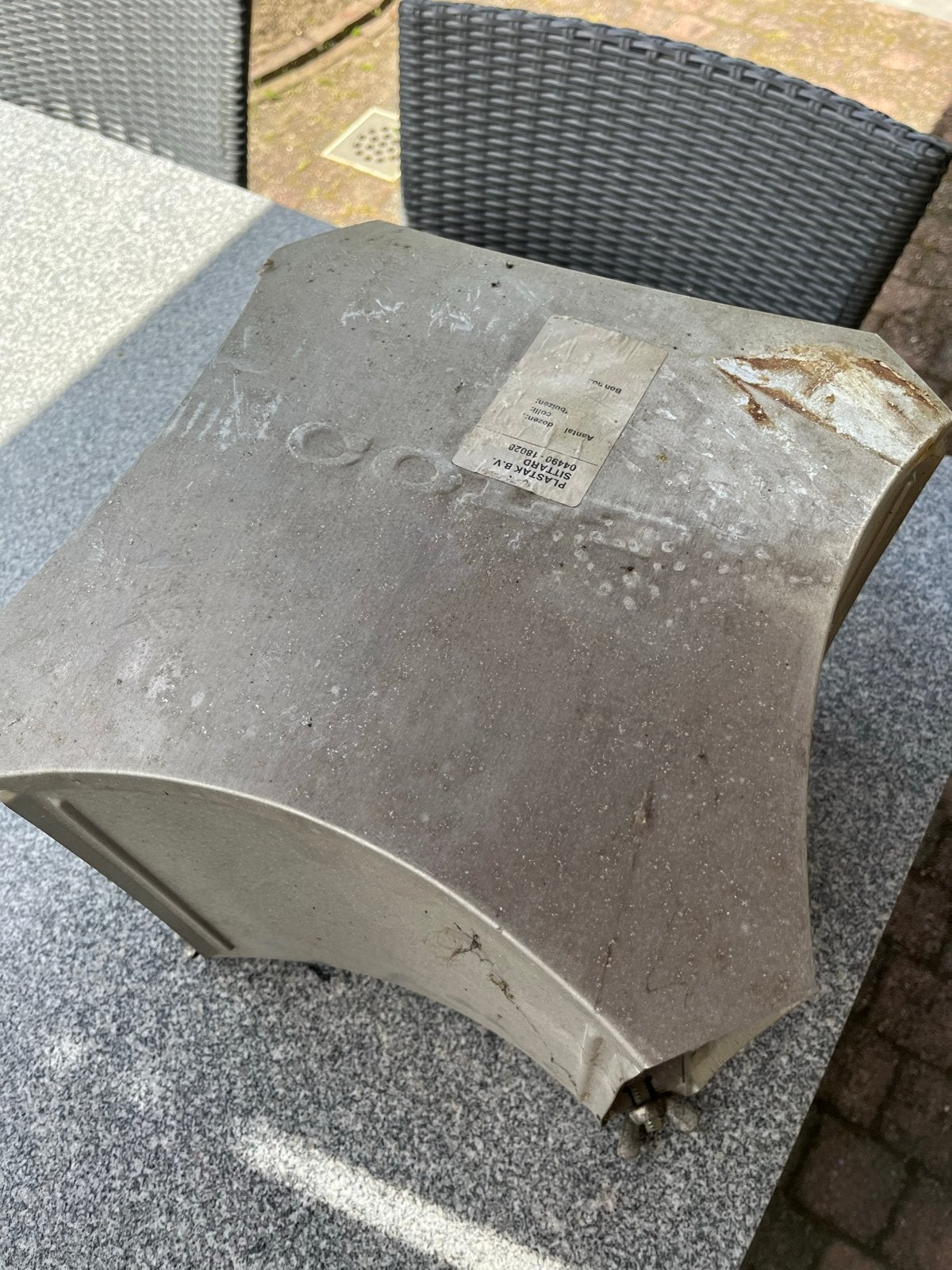 Trekkap schoorsteen aluminium, Ophalen of Verzenden, Gebruikt, Afzuiger