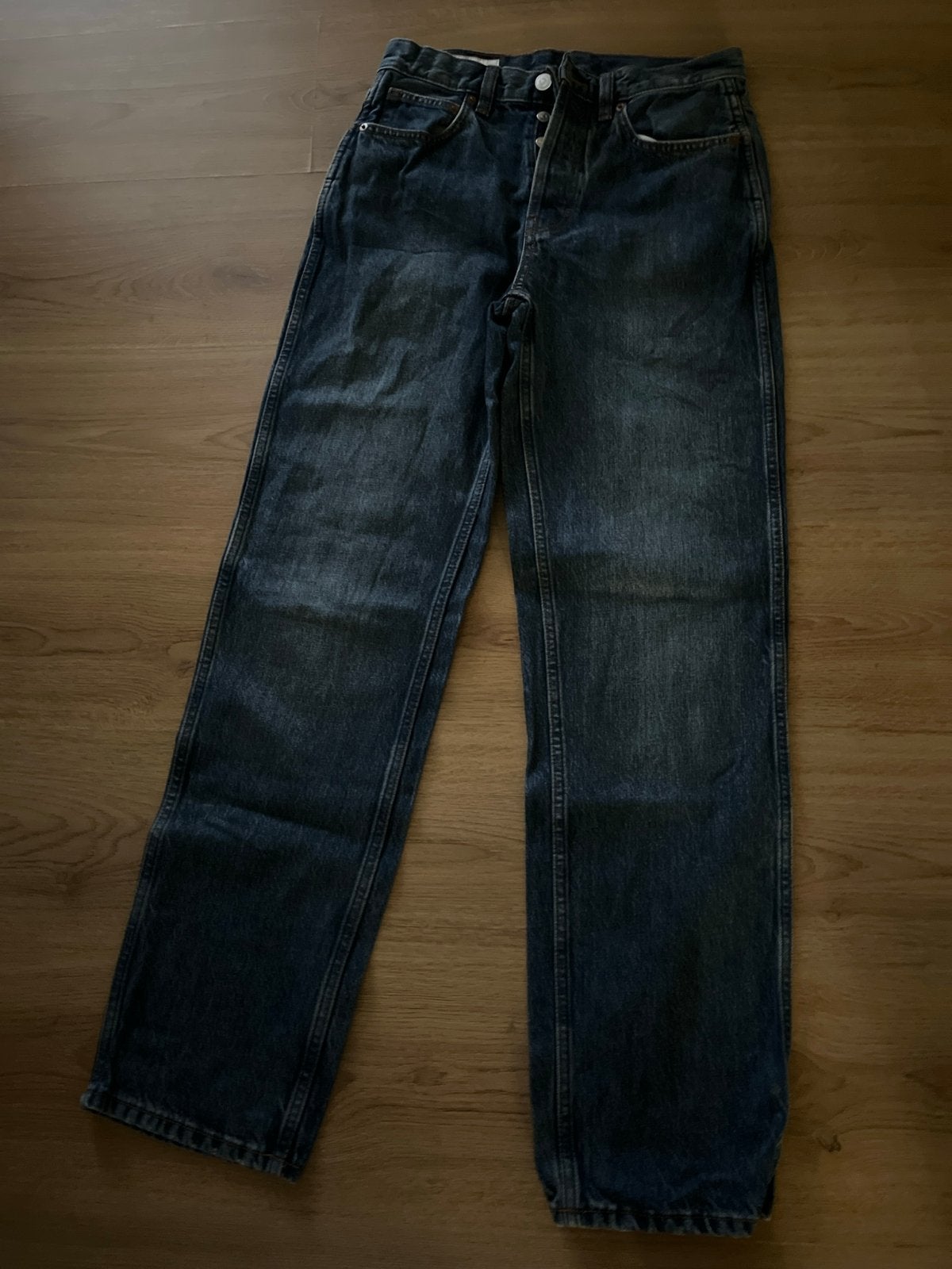 Zara broek, Ophalen of Verzenden, Zo goed als nieuw, Maat 46 (S) of kleiner, Blauw