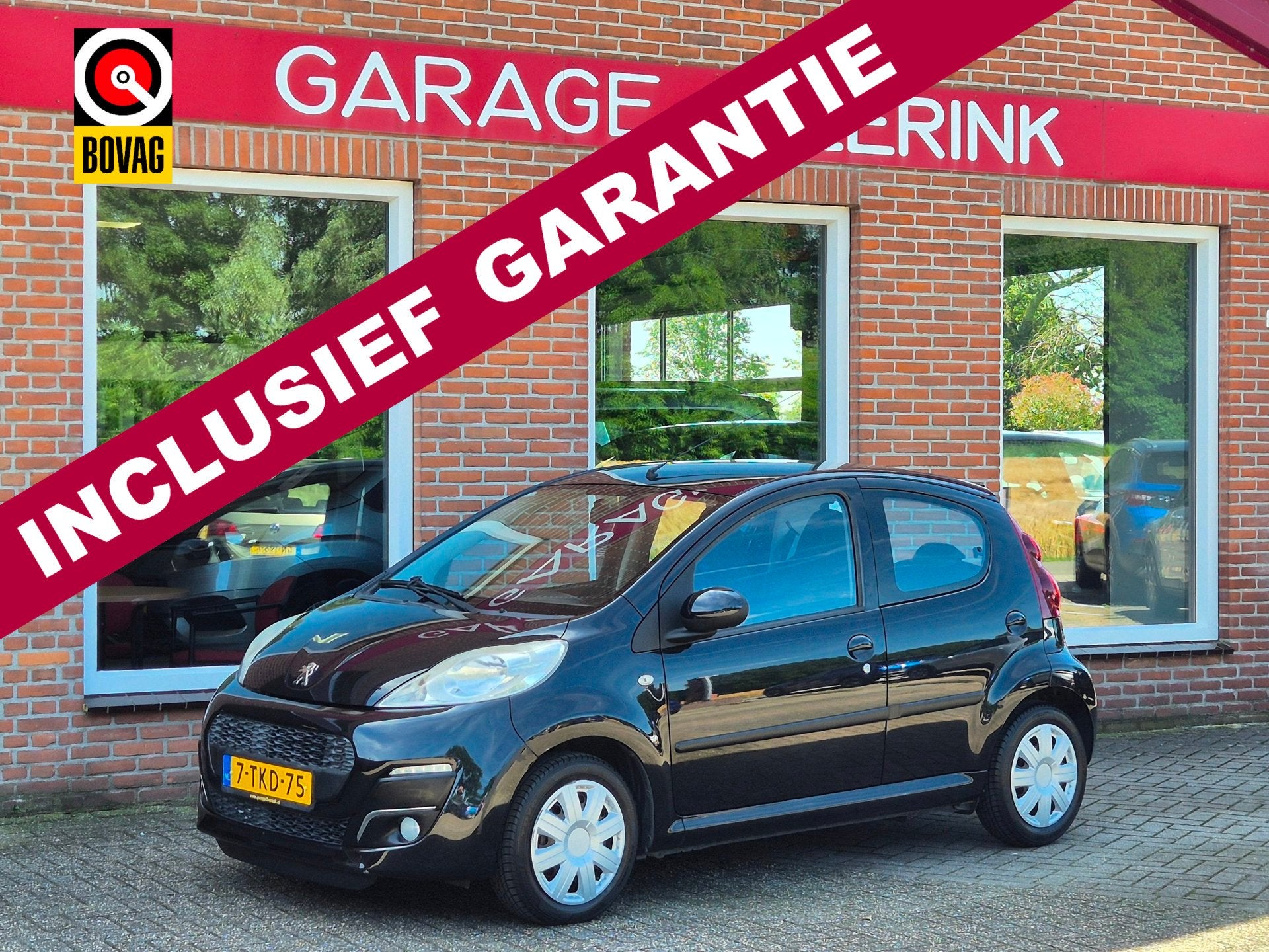 Peugeot 107 1.0 Active 68PK 5drs airco, elektr.ramen, radio/, Auto's, Peugeot, Voorwielaandrijving, Euro 5, Stof, Gebruikt