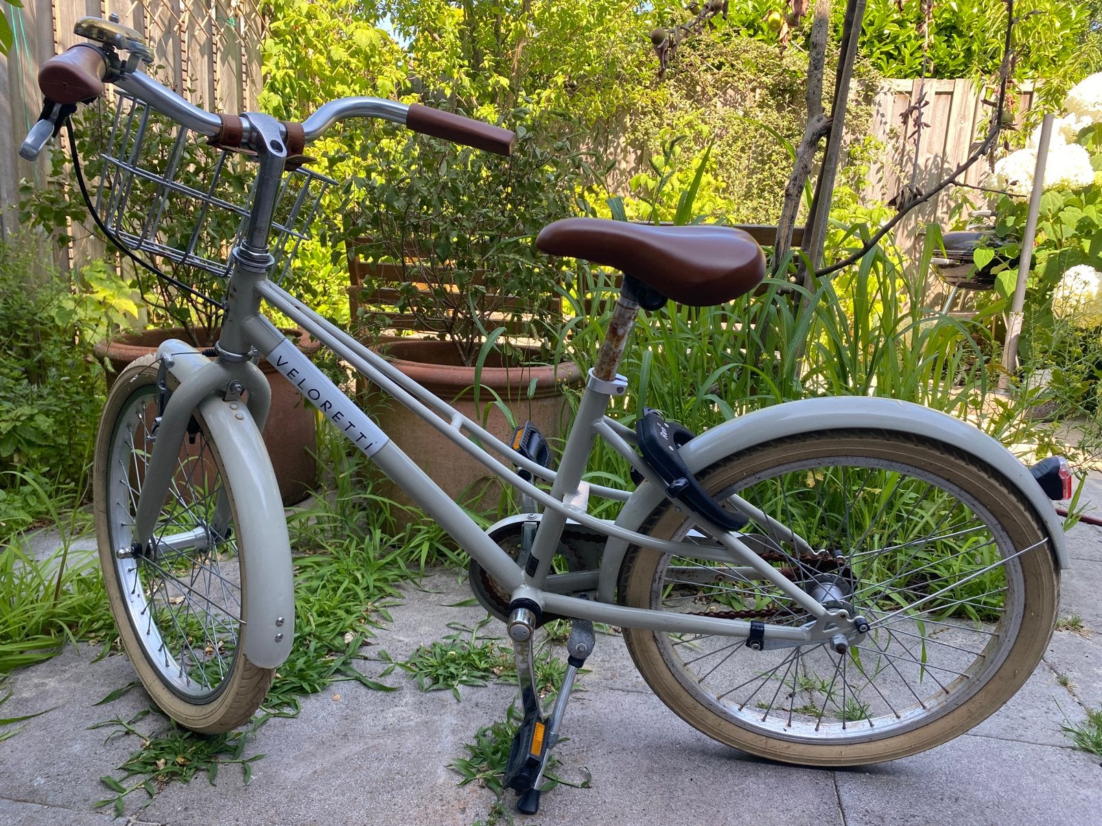 Veloretti Junior - Pebble Grey, Fietsen en Brommers, Fietsen | Crossfietsen en BMX, Gebruikt, 20 tot 24 inch, Aluminium, Terugtraprem