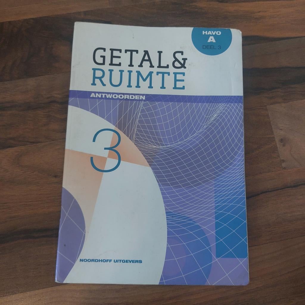 Getal & Ruimte 11editie antwoorden HAVO A deel 3, Ophalen of Verzenden, Zo goed als nieuw, HAVO