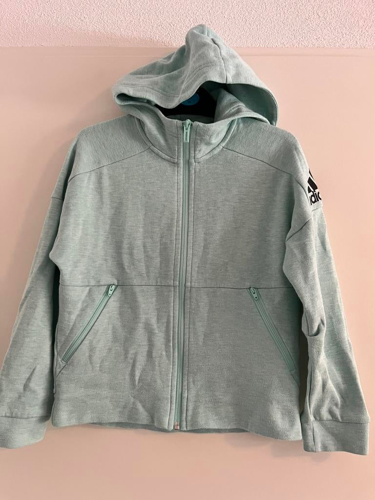 Adidas vest 9-10 jr, Verzenden, Zo goed als nieuw
