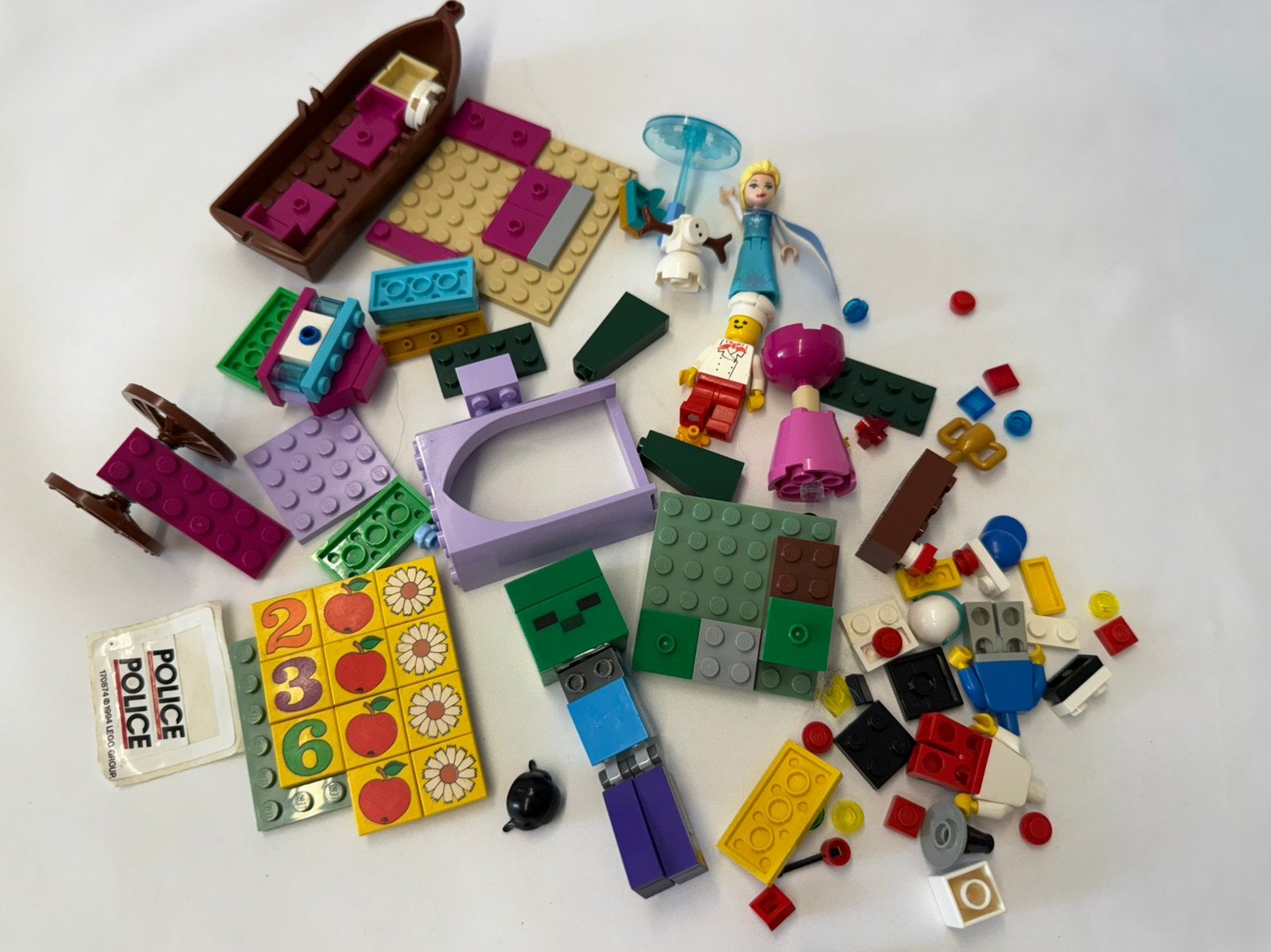Losse lego blokjes, Elsa en Olaf, Kinderen en Baby's, Gebruikt, Lego, Ophalen of Verzenden, Disney