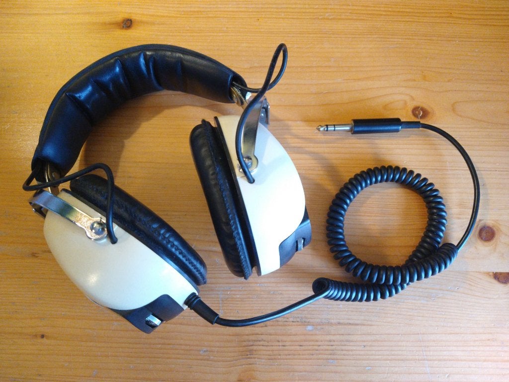 Vintage koptelefoon Sansui SS-10, Overige merken, Ophalen of Verzenden, Wit, Over-ear