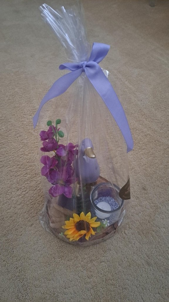 decoratie kunstbloemstuk woonaccessoire, Ophalen, Paars, Nieuw, Overige merken