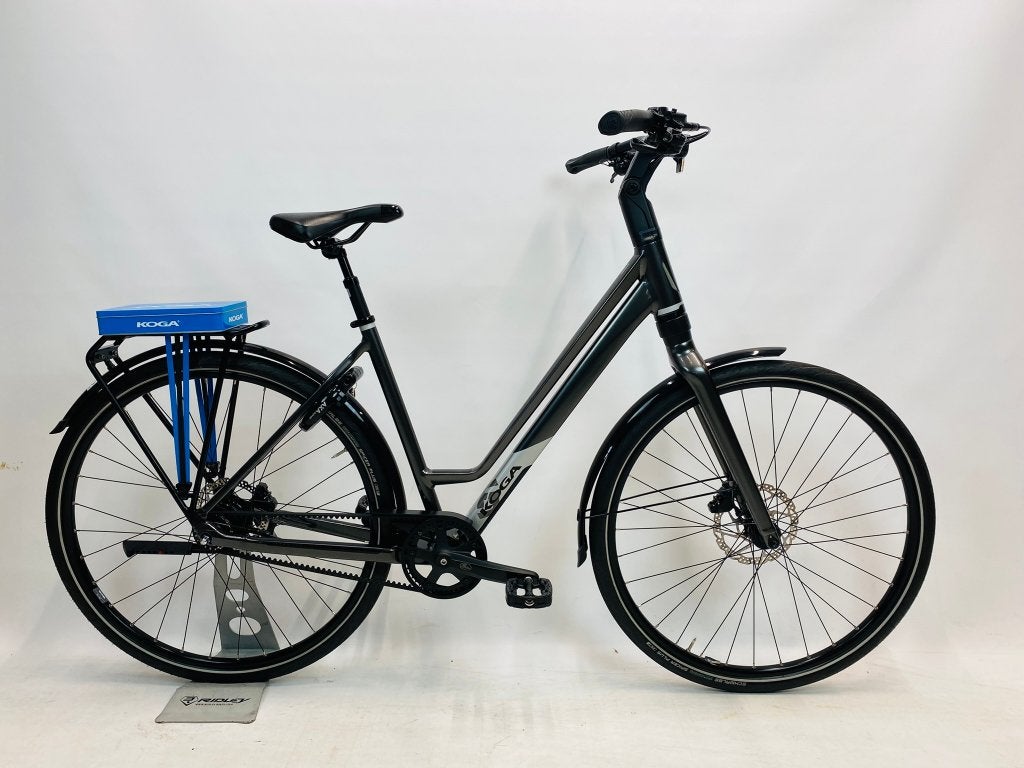 KOGA F3 6 0 damesfiets L-57cm – Antraciet – ALFINE – riem
