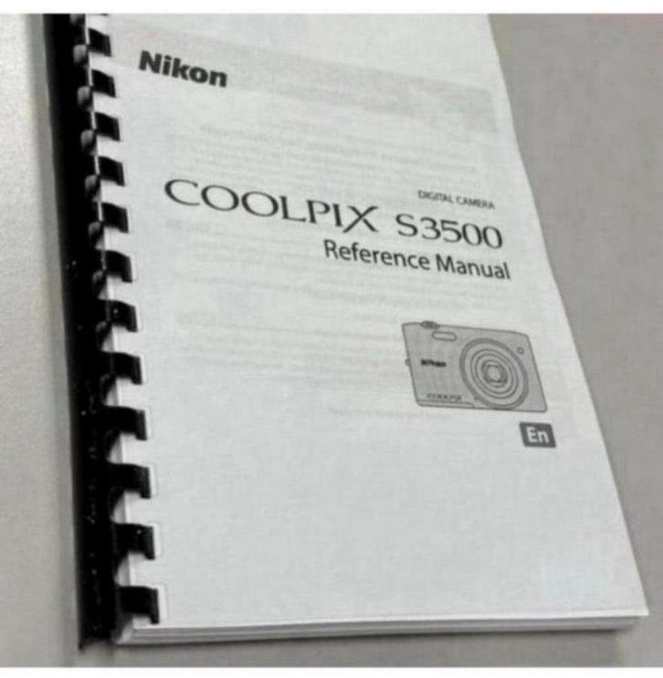 NIKON COOLPIX S3500 Camera uitgebreide handleiding - A5 xl, P, P, Ophalen of Verzenden, P