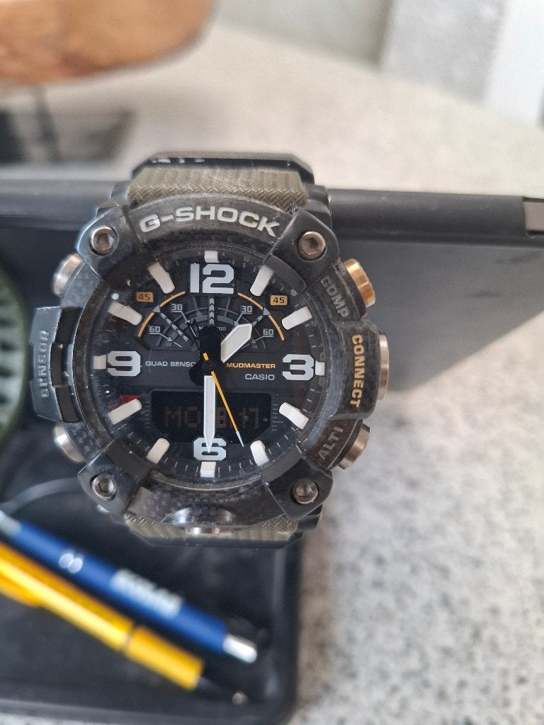 Horloge, Gebruikt, Casio G-Shock, Zwart, Ophalen of Verzenden