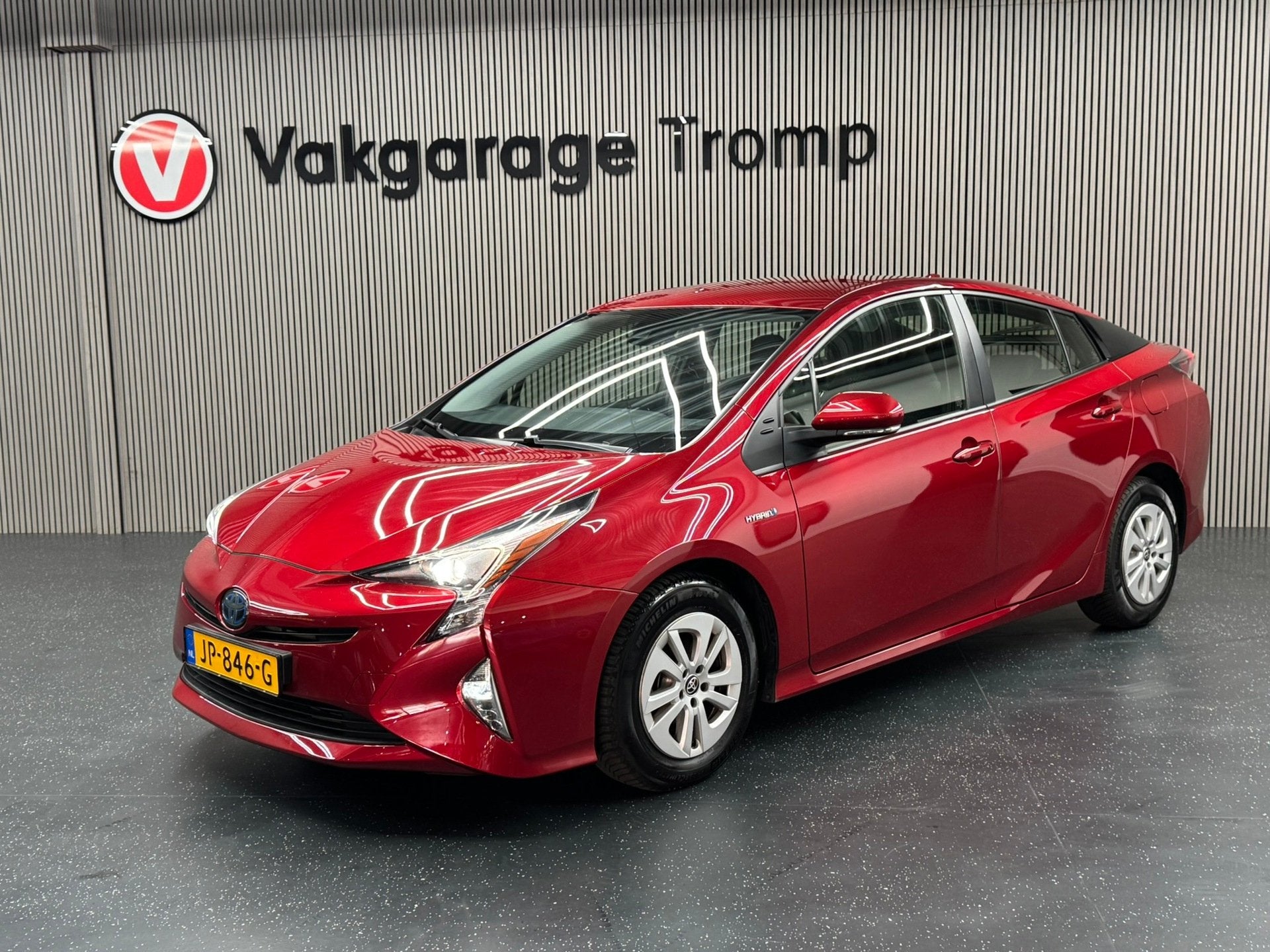 Toyota Prius 1.8 Aspiration, Auto's, Stof, Met garantie (alle), Bedrijf, Hybride Elektrisch/Benzine
