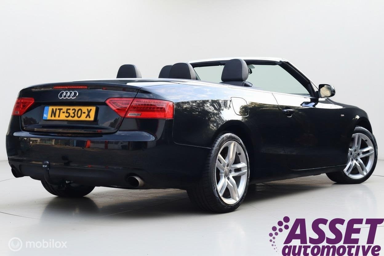 Audi A5 Cabriolet 1.8 TFSI aut Pro Line 3x S-Line | CarPlay, Euro 5, Gebruikt, Zwart, 4 cilinders