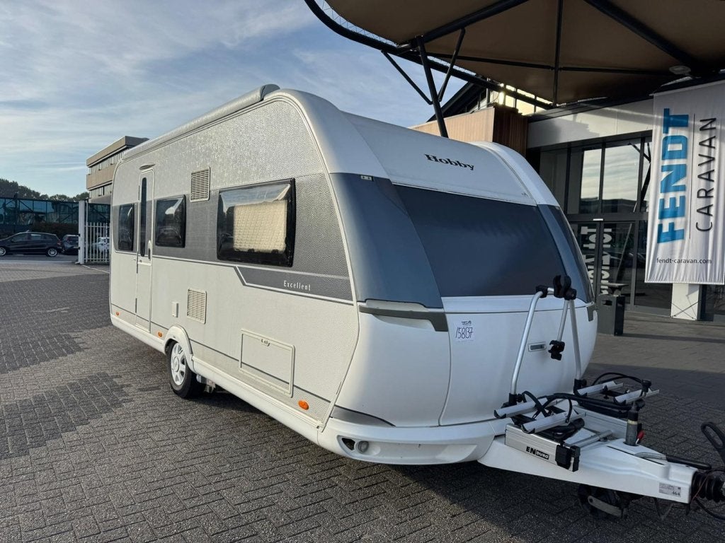 Hobby Excellent 495 UL 2014 MOVER + LUIFEL!!!, Standaardzit, Hobby, 2 aparte bedden, Schokbreker