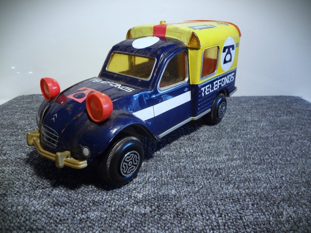 Blikken Citroen 2CV AK Obertoys SP toy Spain Friction, Verzenden