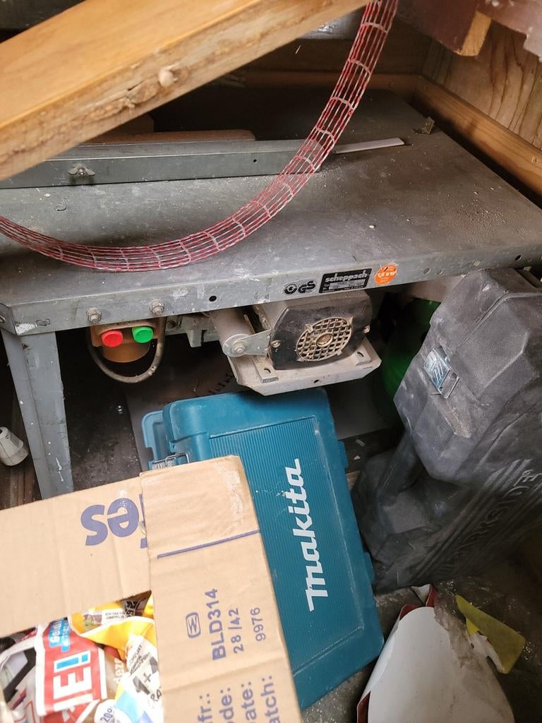 Scheppach Prima-TKU Zaagtafel, Ophalen, Gebruikt, Cirkelzaag, 1200 watt of meer