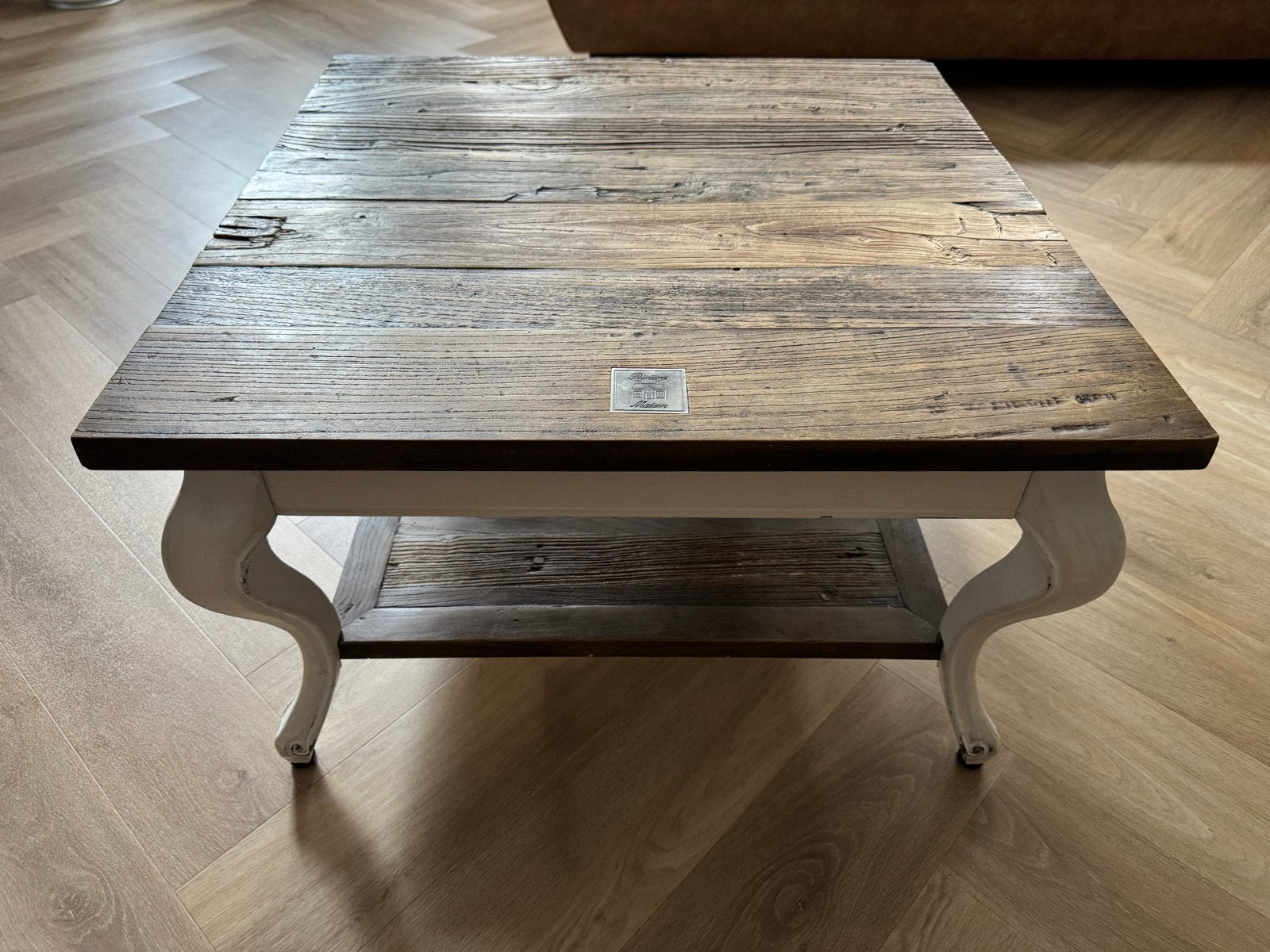 Rivièra Maison Driftwood Salontafel 70x70x42, Ophalen, Gebruikt, 50 tot 100 cm, Vierkant