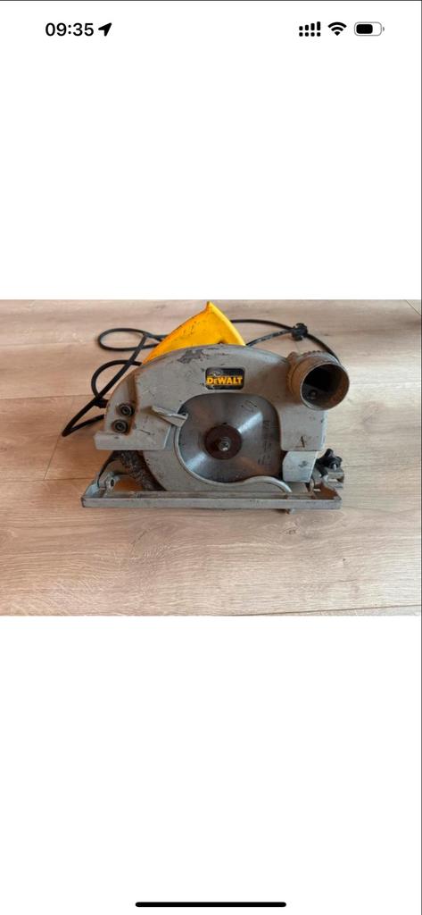 DeWalt Cirkelzaag - Krachtig en Betrouwbaar, Doe-het-zelf en Verbouw, Gereedschap | Zaagmachines, Ophalen, Gebruikt, Cirkelzaag