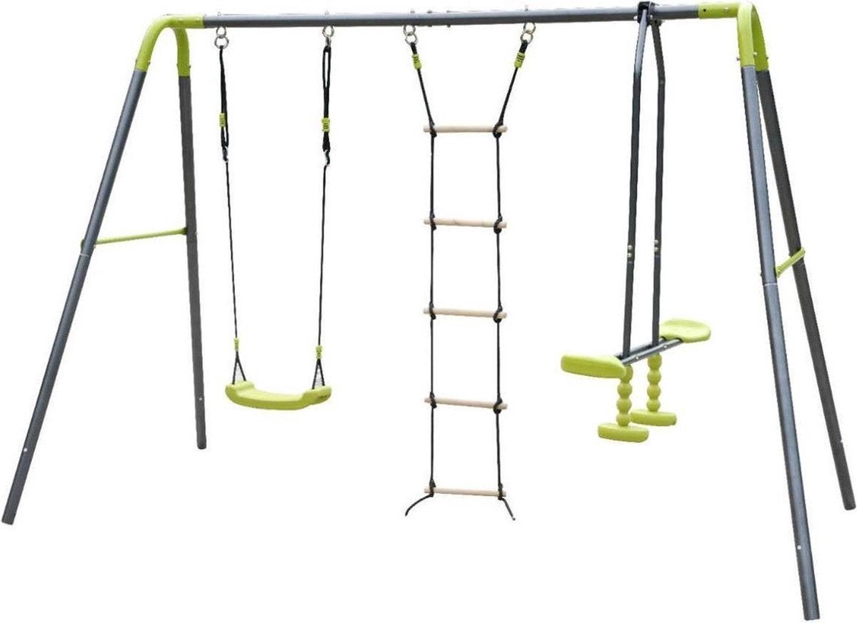 Maxx schommel, touwladder en duoschommel, Ophalen, Gebruikt, Klimnet