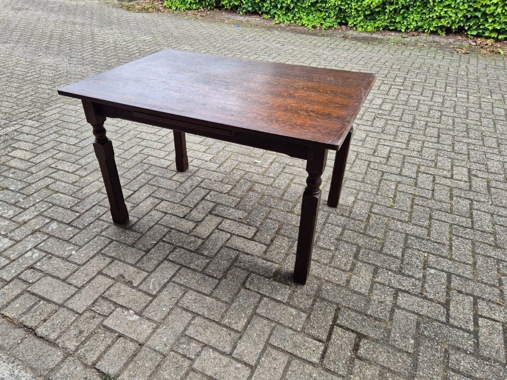 mooie antieke tafel, Gebruikt, 100 tot 150 cm, 50 tot 100 cm, Vier personen