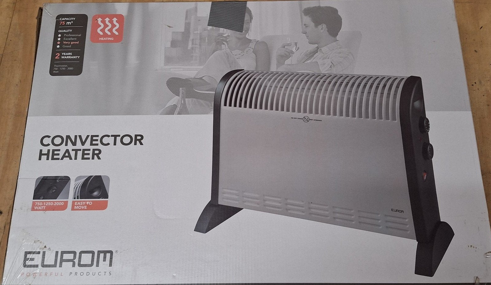 Convector/ heater, Ophalen, Gebruikt, Elektrisch, Overige soorten
