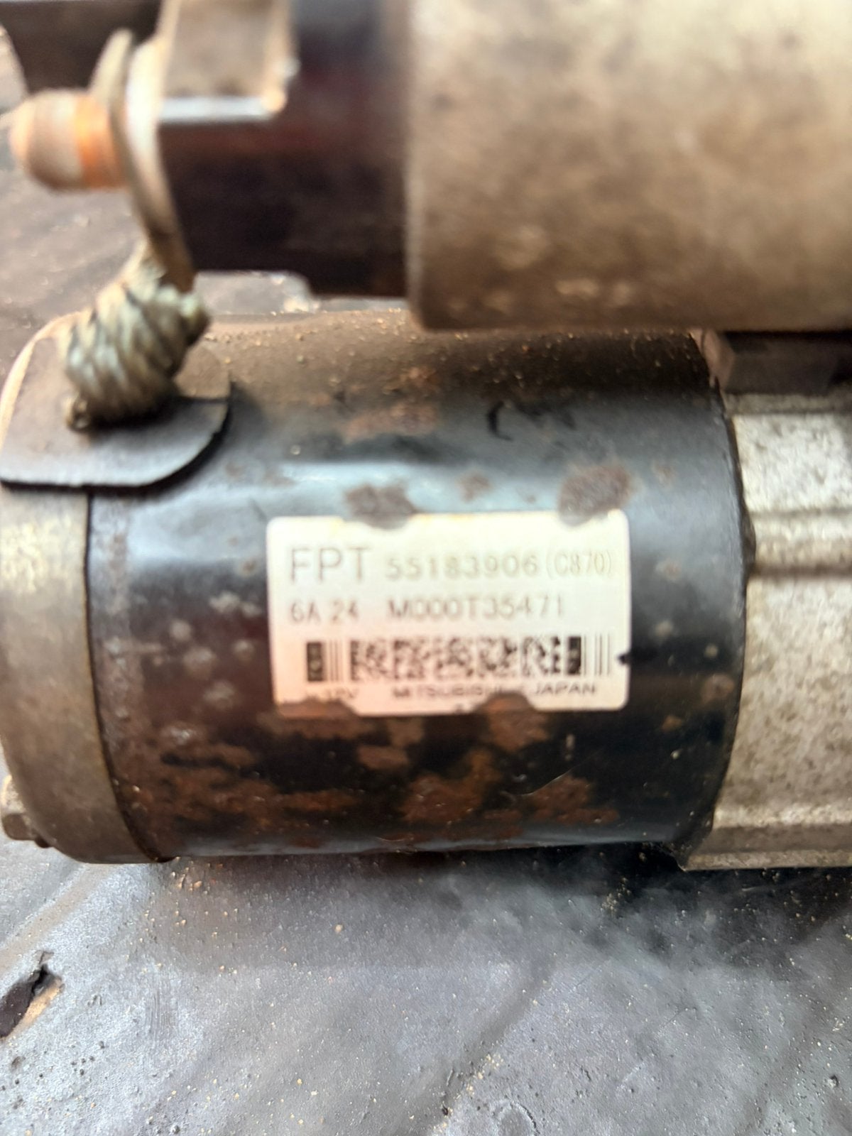 Alfa Romeo 2.2JTS startmotor, Ophalen, Gebruikt