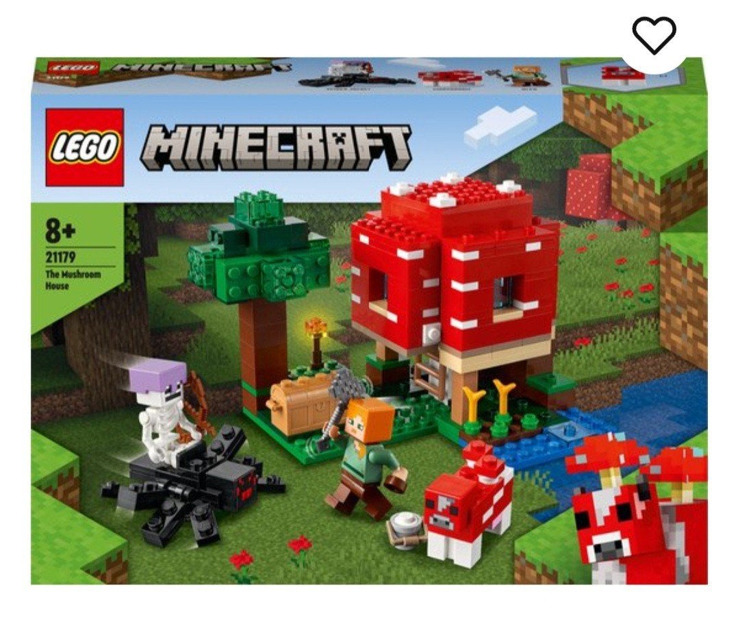Lego minecraft 21179, Ophalen of Verzenden, Gebruikt