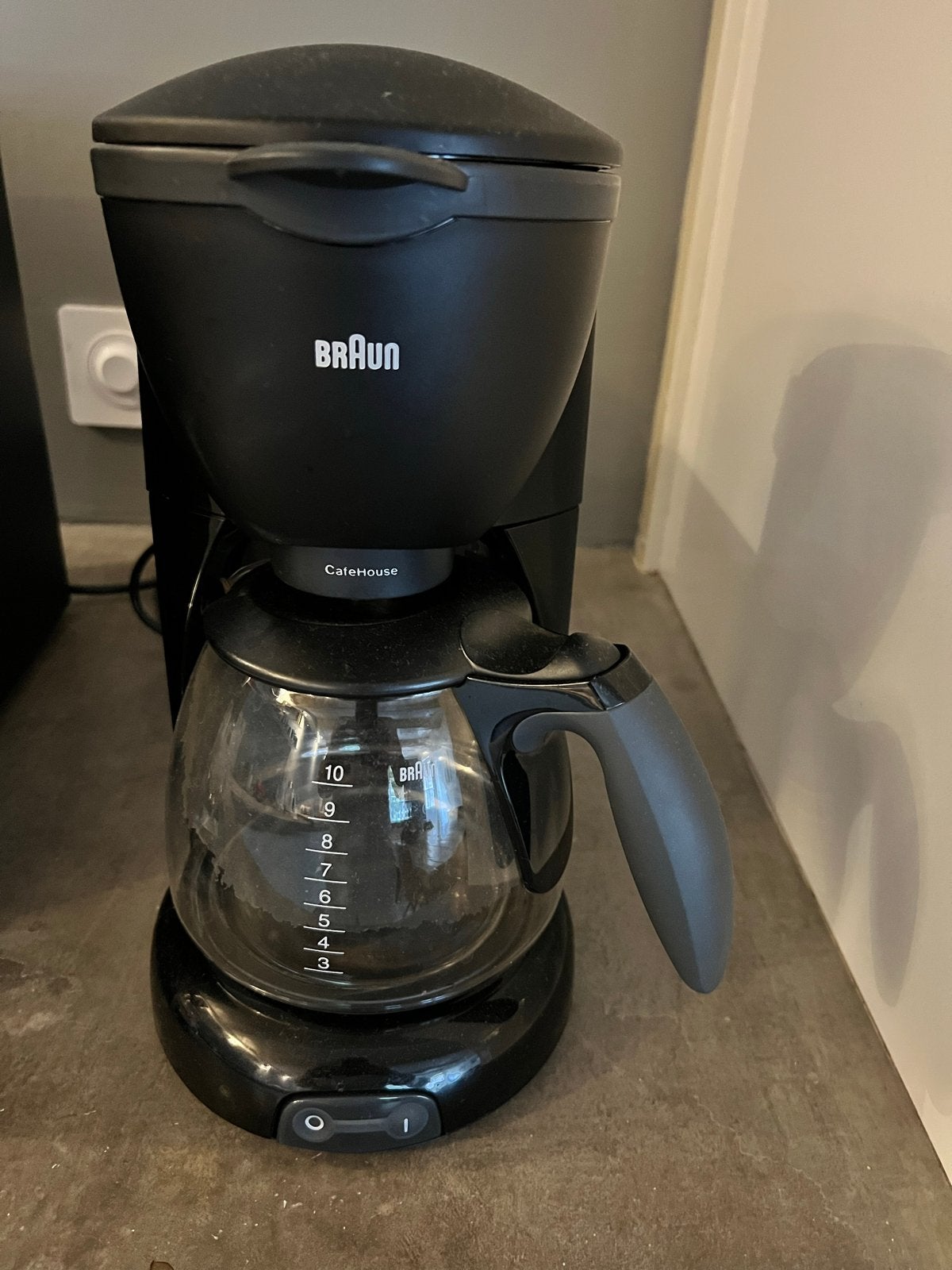 Braun CafeHouse Koffiezetapparaat met Douwe Egberts koffie, Ophalen, Gebruikt, 10 kopjes of meer, Koffiemachine