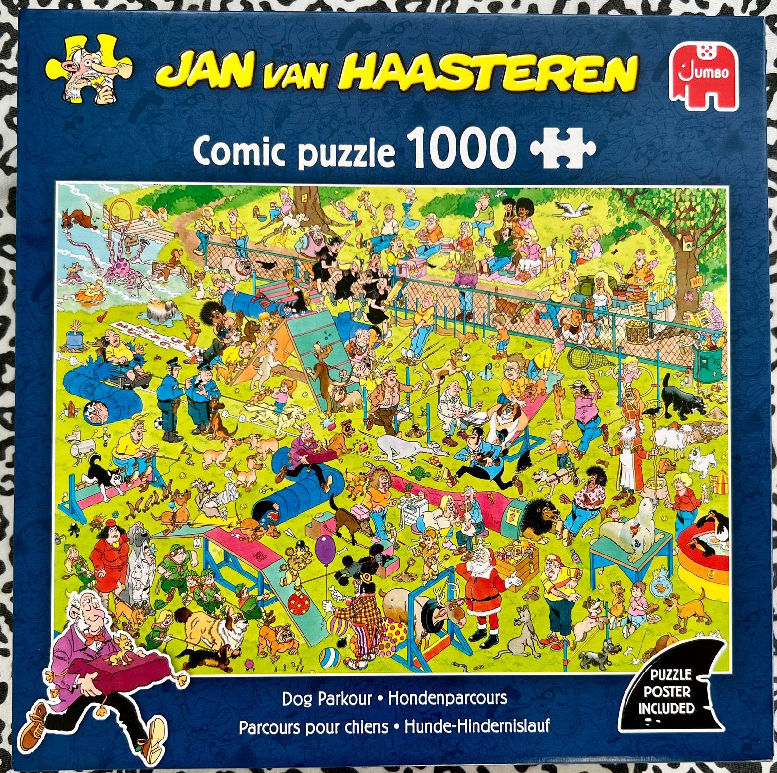 Jan van Haasteren “Hondenparcours ” 1000 stukjes NIEUW, Ophalen of Verzenden, 500 t/m 1500 stukjes, Nieuw, Legpuzzel