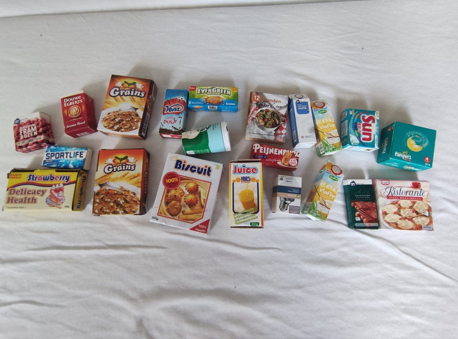 Speelgoed supermarkt set met kassa en boodschappen, Ophalen