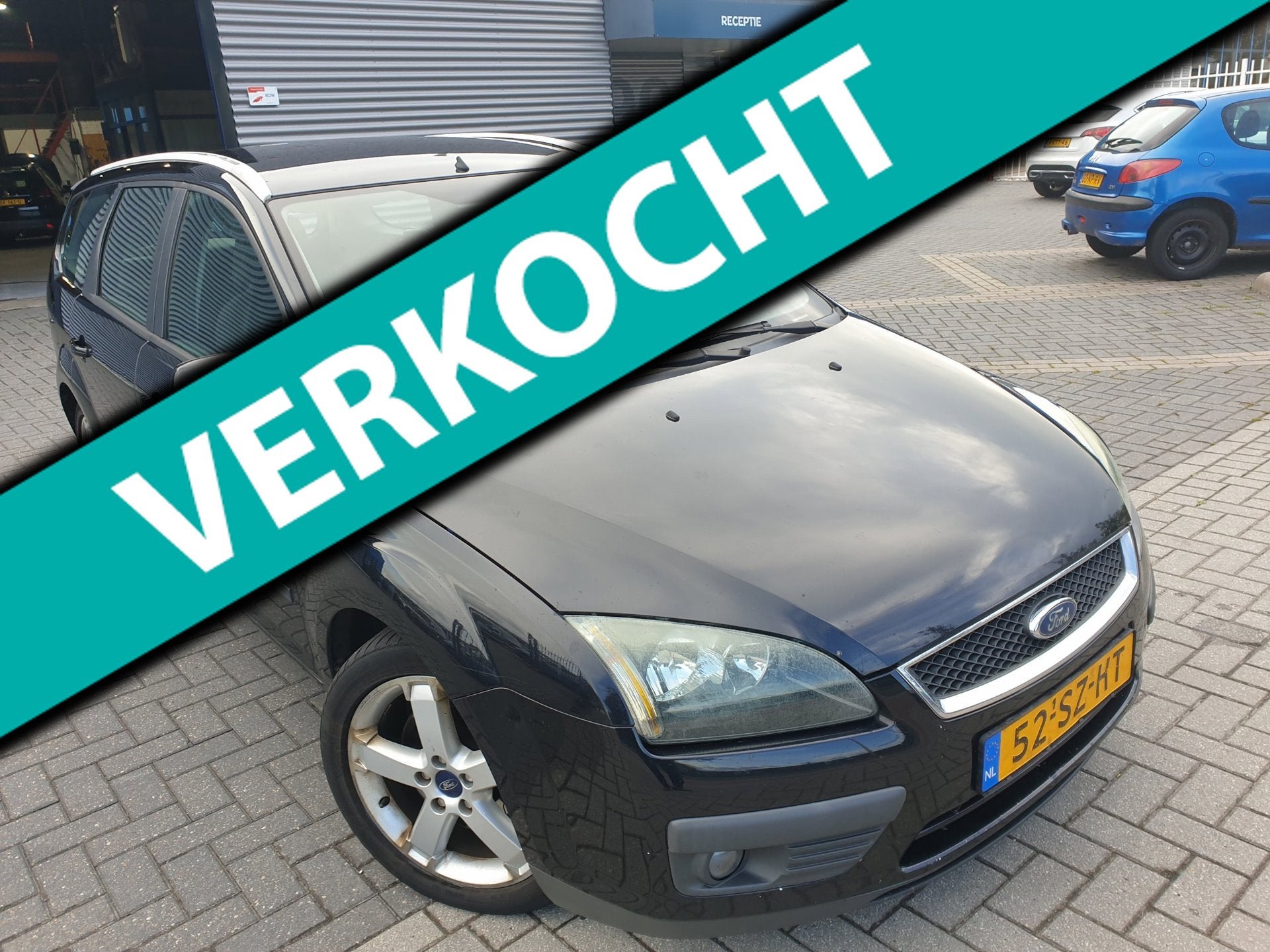 Ford Focus Wagon 2.0-16V Rally Edition EXPORT RIJS, Auto's, Dealer onderhouden, Gebruikt, Zwart, Handgeschakeld