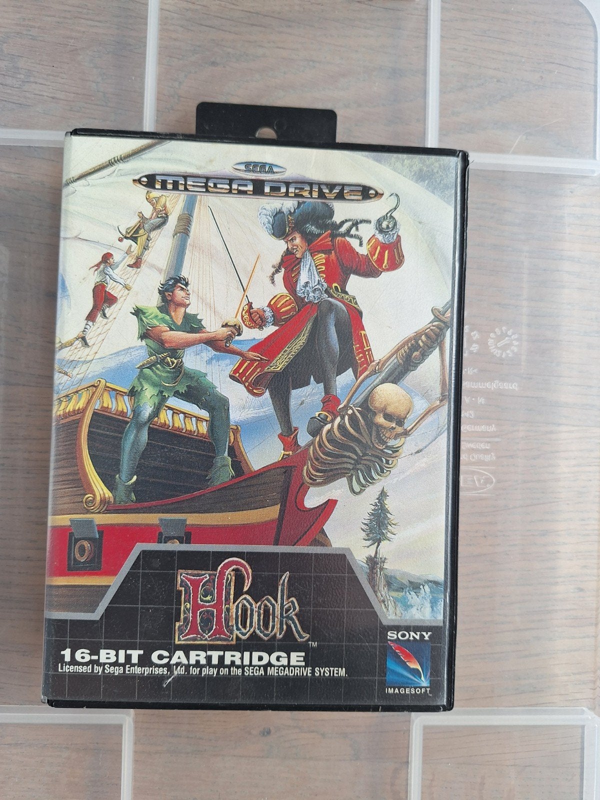 Sega Mega Drive 16-bit Hook spel met handleiding, 1 speler, Racen en Vliegen, Ophalen of Verzenden, Zo goed als nieuw