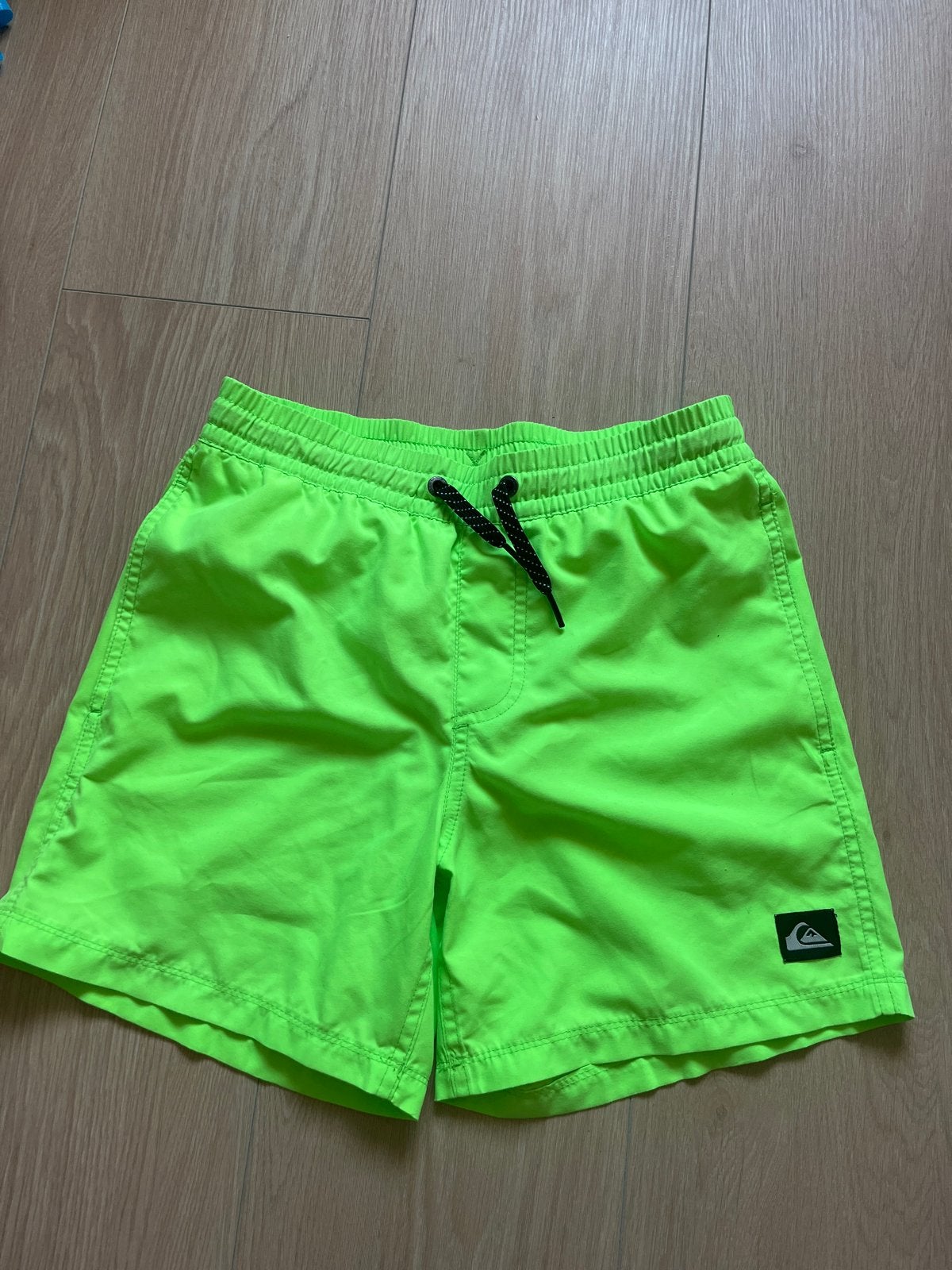 Quiksilver Neon Groene Zwembroek Maat M/12, Ophalen of Verzenden, Gedragen, Groen, Zwembroek of Short