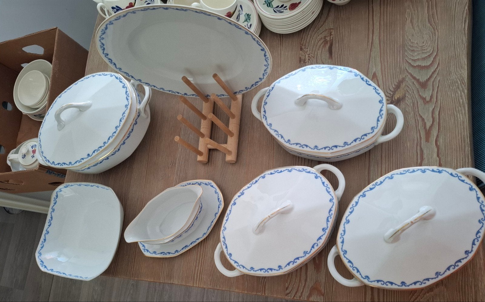 servies, Ophalen of Verzenden, Zo goed als nieuw, Overige stijlen, Schaal of Schalen