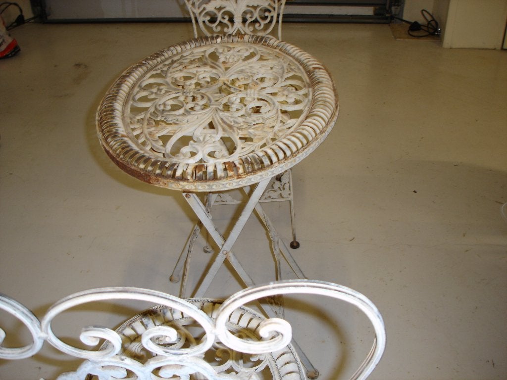 Tuinset / Balkonset / Bistroset, Tuin en Terras, Ophalen, Gebruikt, Overige materialen, 2 zitplaatsen