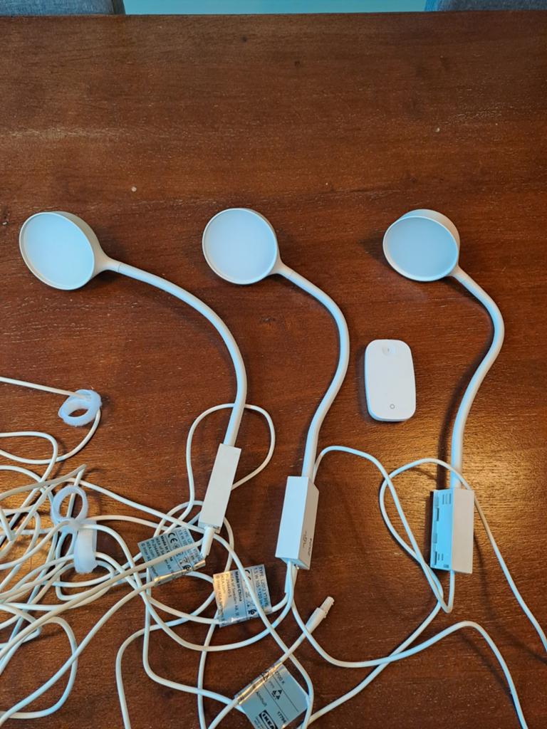Ytberg 3 LED kastlampjes met afstandsbediening, Ophalen of Verzenden, Gebruikt, Modern