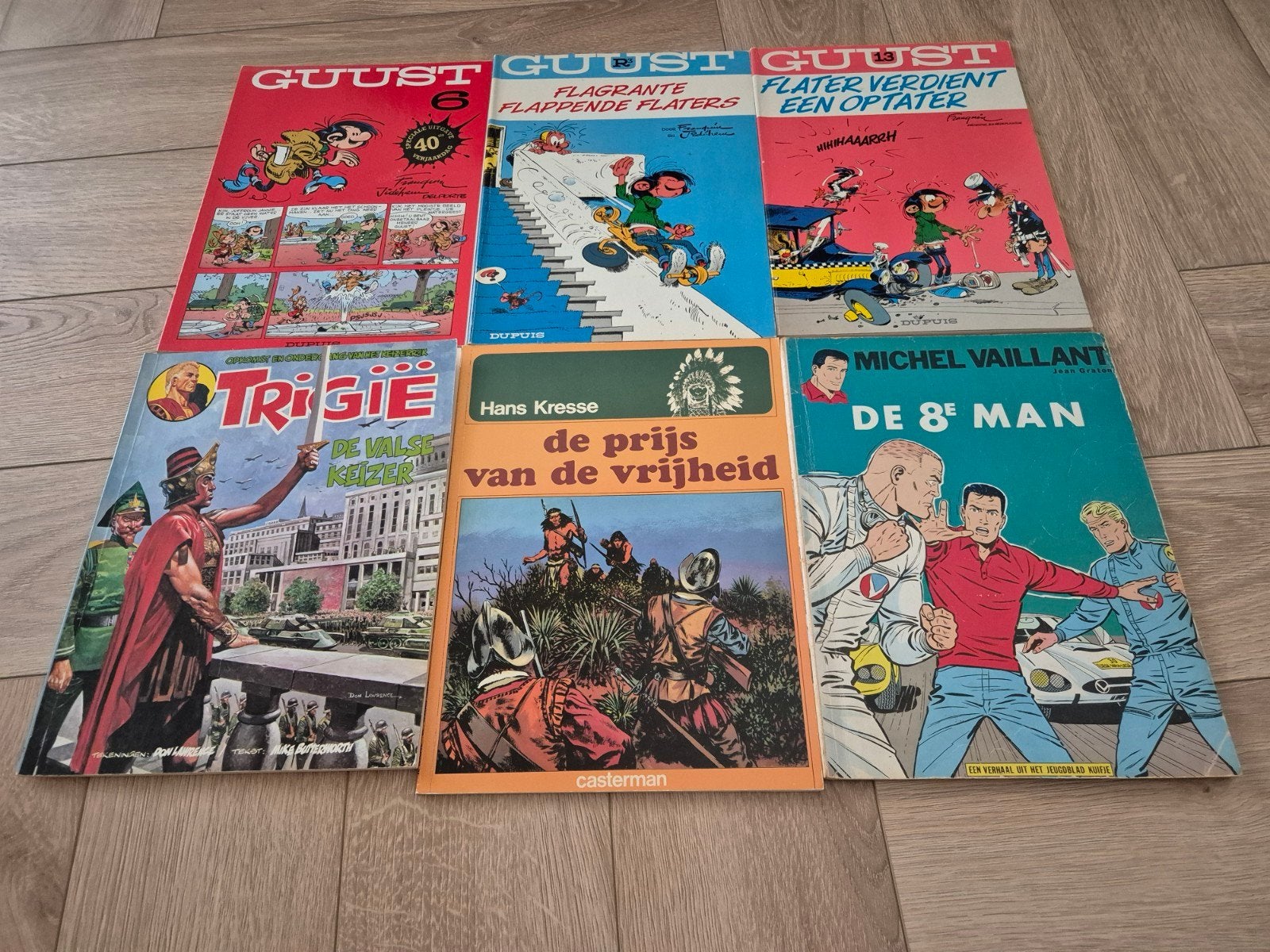 6x vakantie stripboeken, Boeken, Ophalen of Verzenden, Gelezen, Fictie algemeen