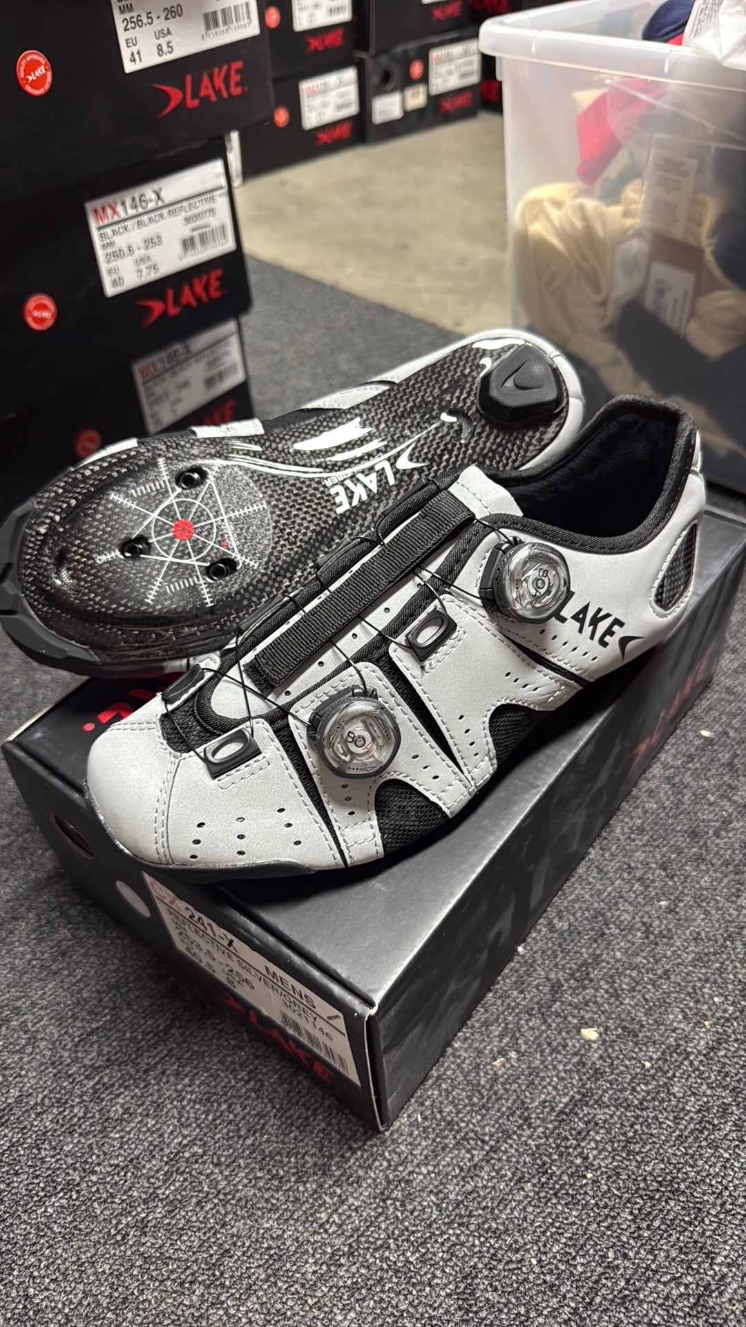 Lake cx241 wide wielerschoenen nieuw maat 40.5, J, Schoenen, Nieuw, Ophalen of Verzenden