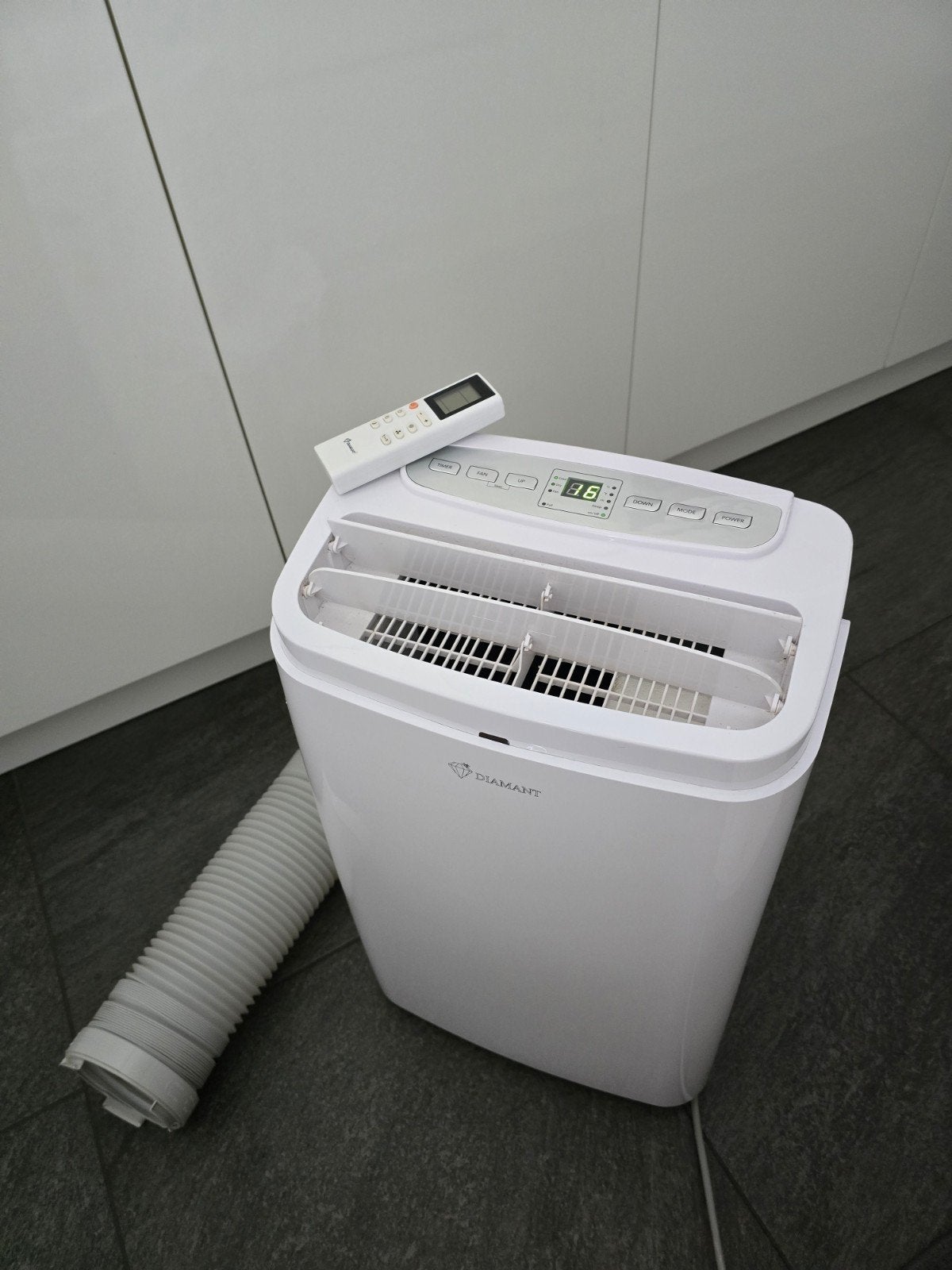 Super krachtige mobiele airco 12.000 BTU!!, Ophalen, Energieklasse A of zuiniger, 3 snelheden of meer, Zo goed als nieuw