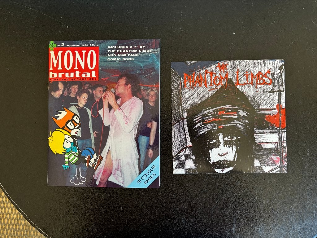 The Phantom Limbs - Hot Knives And Hornets + Stripboek, Ophalen of Verzenden, Zo goed als nieuw, Rock en Metal