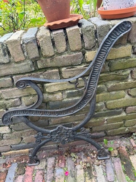 gietijzeren bank stoel tuinbank, Ophalen, Gebruikt, Metaal