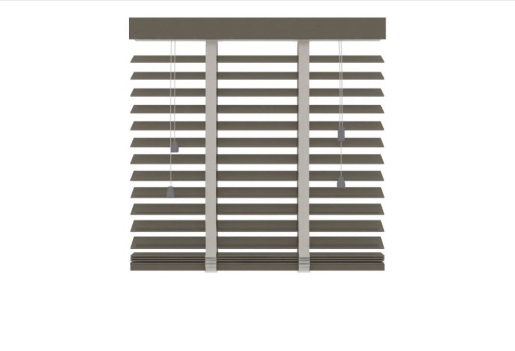 Horizontale jaloezie, kleur Taupe, Ophalen, Nieuw