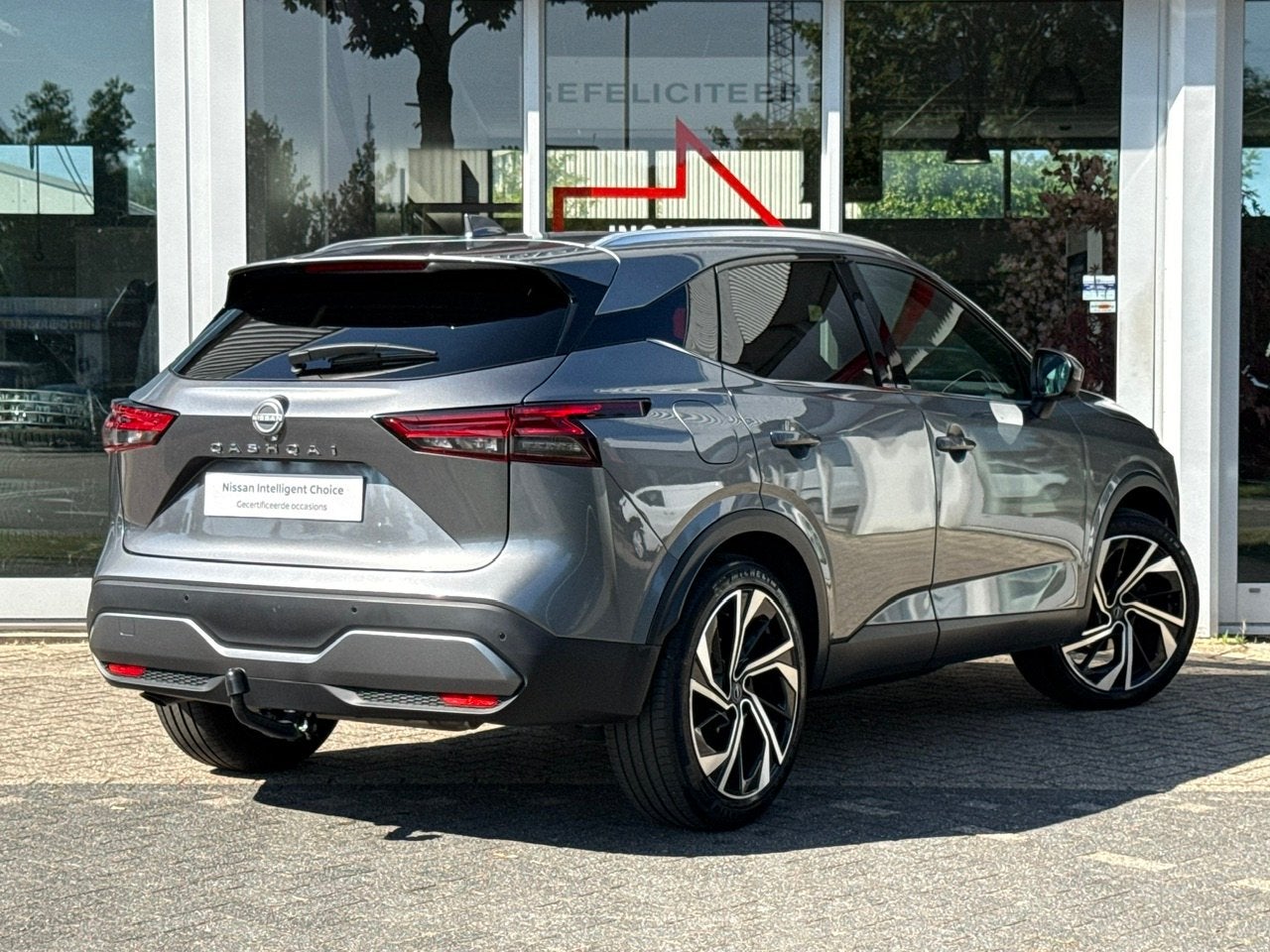 NISSAN Qashqai 1.3 Mild-Hybrid 158pk Xtronic Tekna Plus | Tr, Automaat, Zwart, Leder, Bedrijf